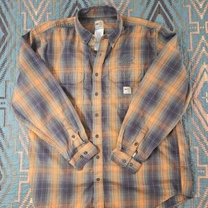 Carhartt Men's Plaid FR CAT 2 Shirt